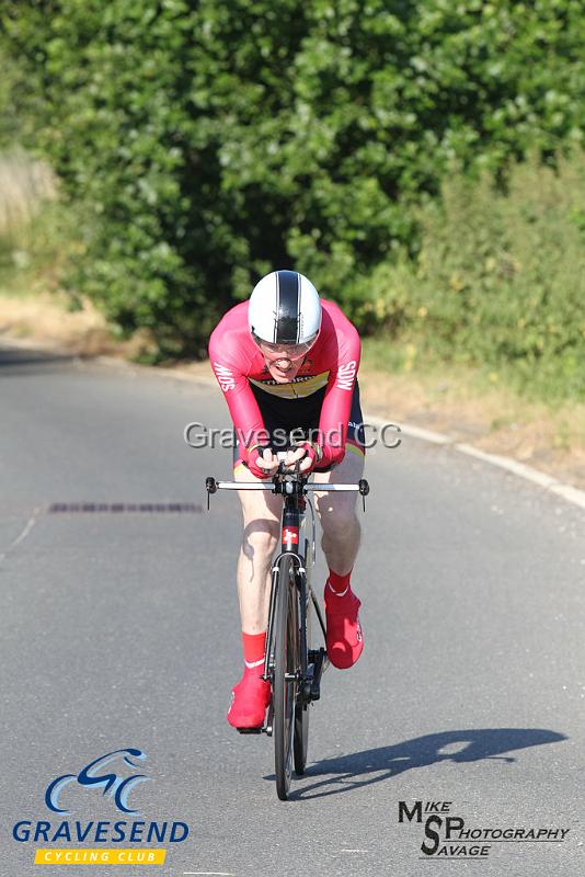 20180708-0394.jpg - Rider Doug Bentall from Southborough & Dist. Whs at  Ramsay Cup 25 Time Trial 08-July-2018, Course Q25/8, Challock, Kent