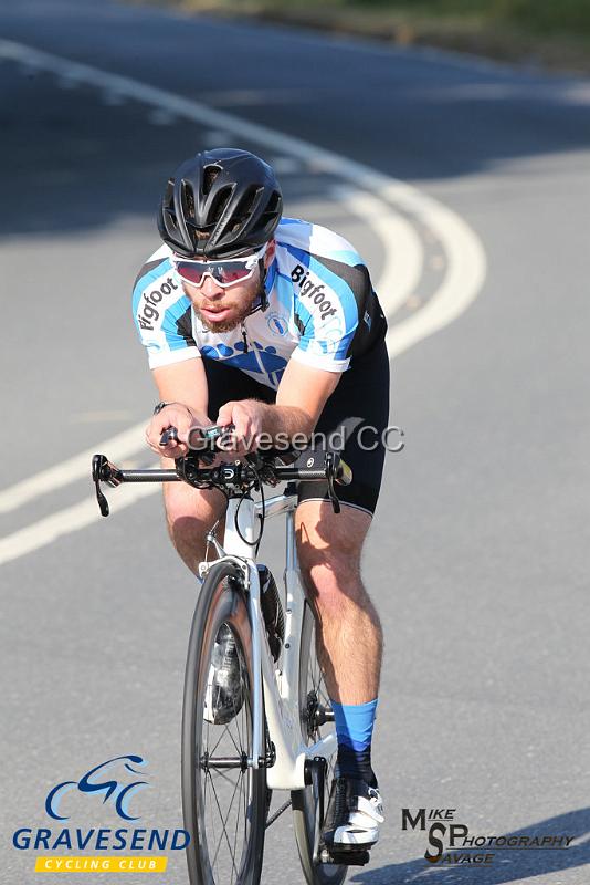 20180708-0416.jpg - Rider Reuben Evans from Bigfoot CC at  Ramsay Cup 25 Time Trial 08-July-2018, Course Q25/8, Challock, Kent