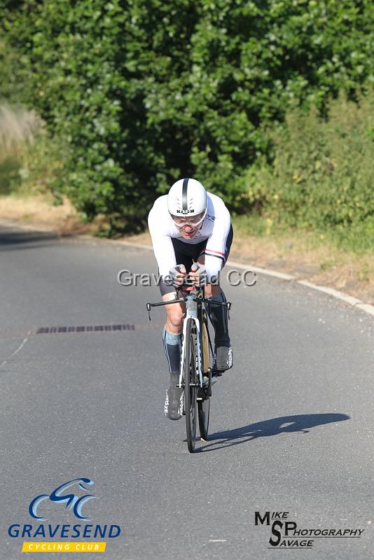 20180708-0443.jpg - Rider Steve Gooch from Rye & District Wheelers CC at  Ramsay Cup 25 Time Trial 08-July-2018, Course Q25/8, Challock, Kent