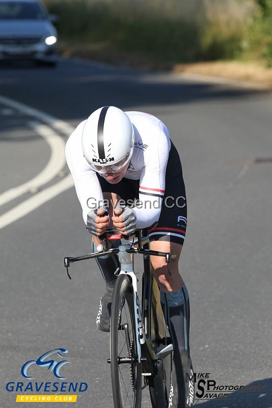 20180708-0446.jpg - Rider Steve Gooch from Rye & District Wheelers CC at  Ramsay Cup 25 Time Trial 08-July-2018, Course Q25/8, Challock, Kent