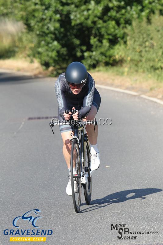 20180708-0486.jpg - Rider Rebecca Wilson from Rye & District Wheelers CC at  Ramsay Cup 25 Time Trial 08-July-2018, Course Q25/8, Challock, Kent