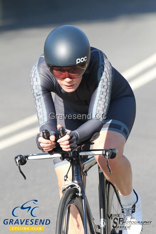 20180708-0492.jpg - Rider Rebecca Wilson from Rye & District Wheelers CC at  Ramsay Cup 25 Time Trial 08-July-2018, Course Q25/8, Challock, Kent