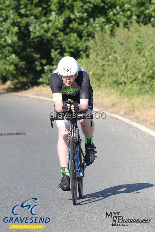 20180708-0557.jpg - Rider Ben Hilliar from Ashford Road CC at  Ramsay Cup 25 Time Trial 08-July-2018, Course Q25/8, Challock, Kent
