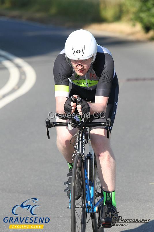 20180708-0559.jpg - Rider Ben Hilliar from Ashford Road CC at  Ramsay Cup 25 Time Trial 08-July-2018, Course Q25/8, Challock, Kent
