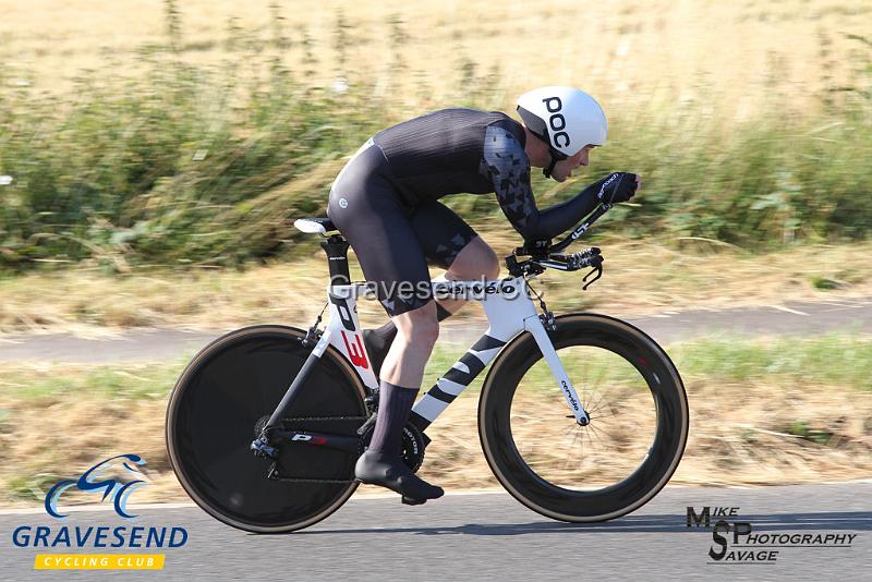 20180708-0575.jpg - Rider Tom Hilder from Hastings & St. Leonards CC at  Ramsay Cup 25 Time Trial 08-July-2018, Course Q25/8, Challock, Kent