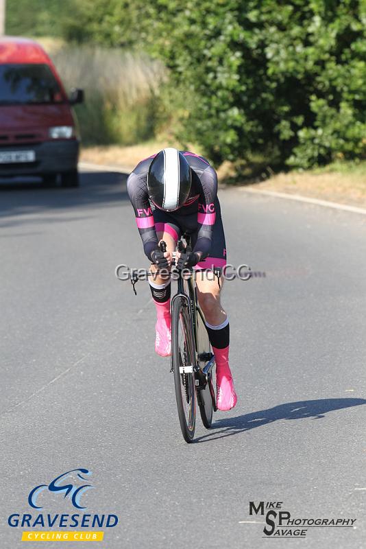 20180708-0601.jpg - Rider Danny Frost from Folkestone Velo Club at  Ramsay Cup 25 Time Trial 08-July-2018, Course Q25/8, Challock, Kent