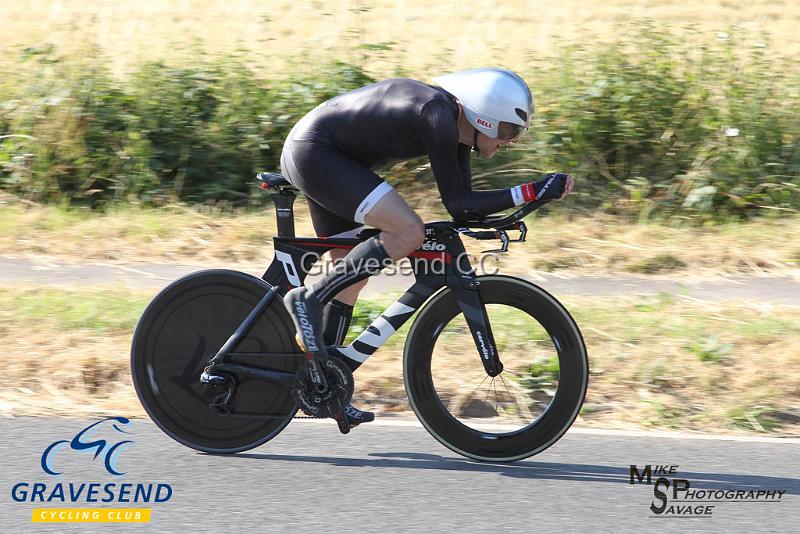 20180708-0630.jpg - Rider Nick Wilson from Rye & District Wheelers CC at  Ramsay Cup 25 Time Trial 08-July-2018, Course Q25/8, Challock, Kent
