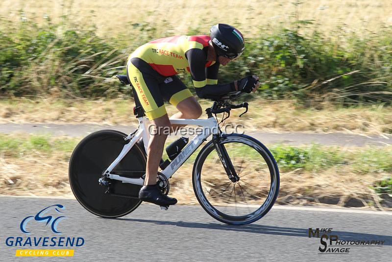 20180708-0726.jpg - Rider Paul Kirkness from Thanet RC at  Ramsay Cup 25 Time Trial 08-July-2018, Course Q25/8, Challock, Kent