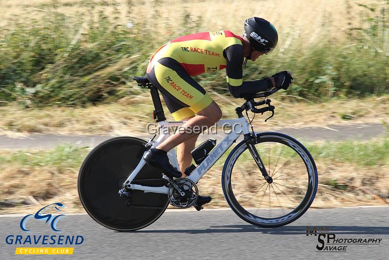 20180708-0728.jpg - Rider Paul Kirkness from Thanet RC at  Ramsay Cup 25 Time Trial 08-July-2018, Course Q25/8, Challock, Kent