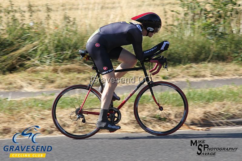 20180708-0755.jpg - Rider Ian Stephens from Southborough & Dist. Whs at  Ramsay Cup 25 Time Trial 08-July-2018, Course Q25/8, Challock, Kent