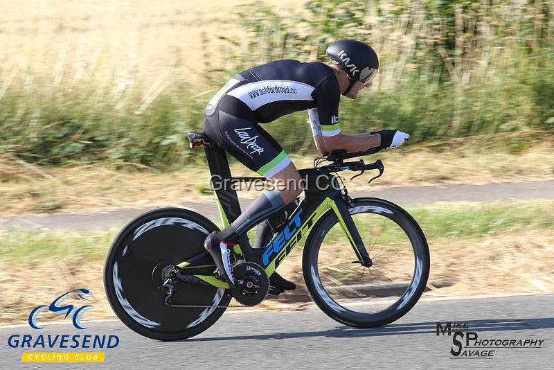 20180708-0768.jpg - Rider Matthew Lewis from Ashford Road CC at  Ramsay Cup 25 Time Trial 08-July-2018, Course Q25/8, Challock, Kent