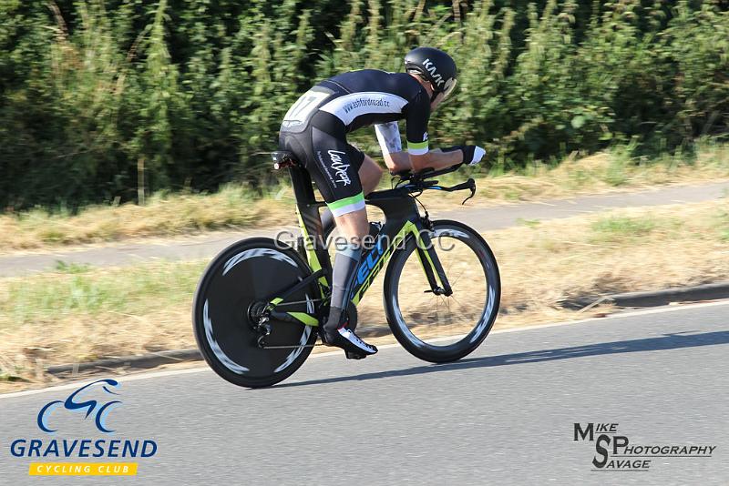 20180708-0771.jpg - Rider Matthew Lewis from Ashford Road CC at  Ramsay Cup 25 Time Trial 08-July-2018, Course Q25/8, Challock, Kent