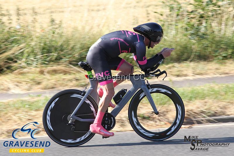 20180708-0779.jpg - Rider Stephen Wilkinson from Folkestone Velo Club at  Ramsay Cup 25 Time Trial 08-July-2018, Course Q25/8, Challock, Kent