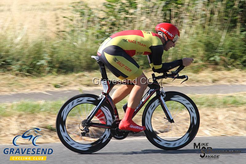 20180708-0842.jpg - Rider Mike Kirkness from Thanet RC at  Ramsay Cup 25 Time Trial 08-July-2018, Course Q25/8, Challock, Kent