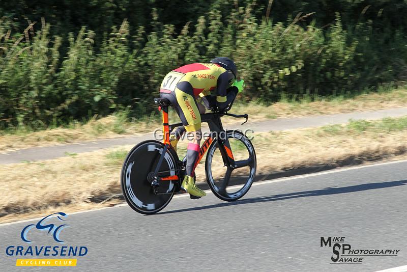 20180708-0858.jpg - Rider Adrian Hawkins from Thanet RC at  Ramsay Cup 25 Time Trial 08-July-2018, Course Q25/8, Challock, Kent