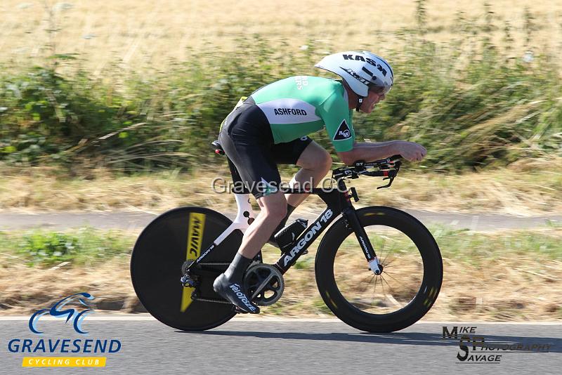 20180708-0865.jpg - Rider David  Hampton from Ashford Whs at  Ramsay Cup 25 Time Trial 08-July-2018, Course Q25/8, Challock, Kent