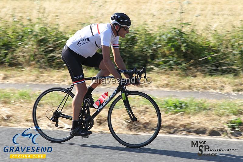 20180708-0898.jpg - Rider Mark  Amon  from Rye & District Wheelers CC at  Ramsay Cup 25 Time Trial 08-July-2018, Course Q25/8, Challock, Kent