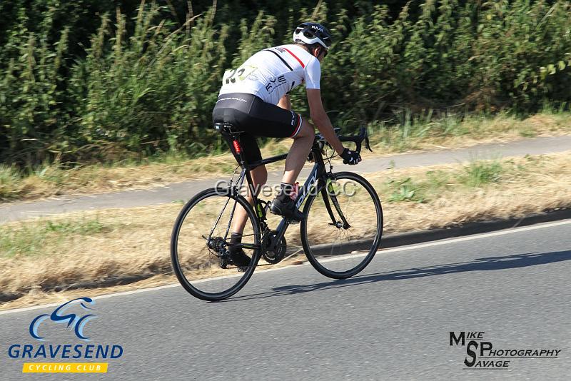 20180708-0905.jpg - Rider Mark  Amon  from Rye & District Wheelers CC at  Ramsay Cup 25 Time Trial 08-July-2018, Course Q25/8, Challock, Kent