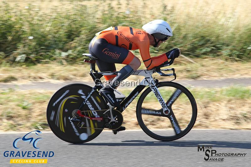 20180708-0913.jpg - Rider Martin Jones from Gemini BC at  Ramsay Cup 25 Time Trial 08-July-2018, Course Q25/8, Challock, Kent