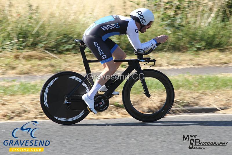 20180708-0940.jpg - Rider Mark Valios from Bigfoot CC at  Ramsay Cup 25 Time Trial 08-July-2018, Course Q25/8, Challock, Kent