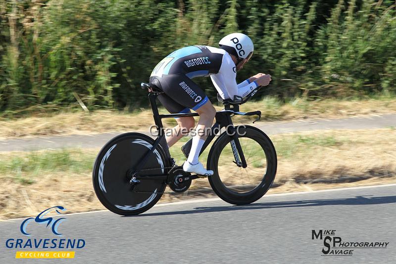 20180708-0942.jpg - Rider Mark Valios from Bigfoot CC at  Ramsay Cup 25 Time Trial 08-July-2018, Course Q25/8, Challock, Kent
