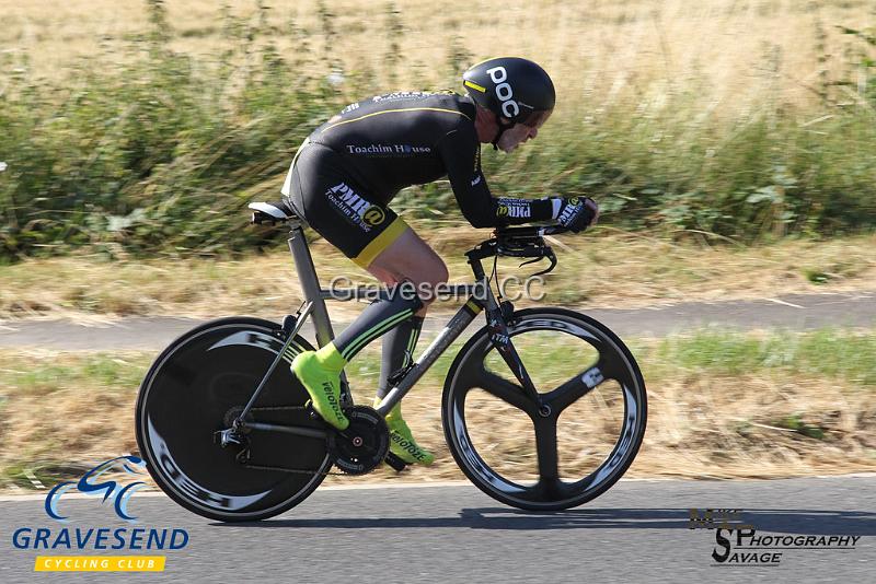 20180708-0952.jpg - Rider Robert Giles from PMR @ Toachim House at  Ramsay Cup 25 Time Trial 08-July-2018, Course Q25/8, Challock, Kent