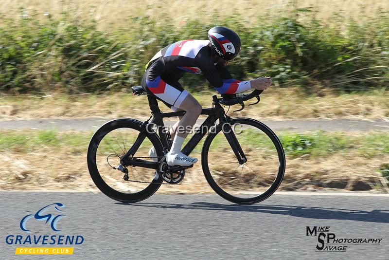 20180708-0999.jpg - Rider Alex Woolley from Sheppey Velo at  Ramsay Cup 25 Time Trial 08-July-2018, Course Q25/8, Challock, Kent