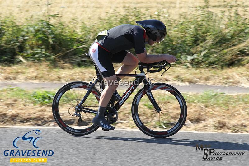 20180708-1081.jpg - Rider Costin Murray from Ashford Road CC at  Ramsay Cup 25 Time Trial 08-July-2018, Course Q25/8, Challock, Kent