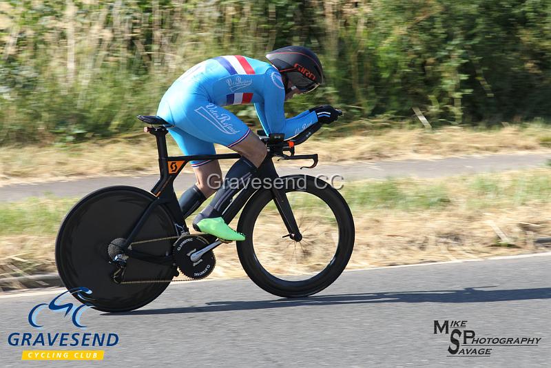 20180708-1110.jpg - Rider Andrew Meilak from VeloRefined.com Aerosmiths at  Ramsay Cup 25 Time Trial 08-July-2018, Course Q25/8, Challock, Kent