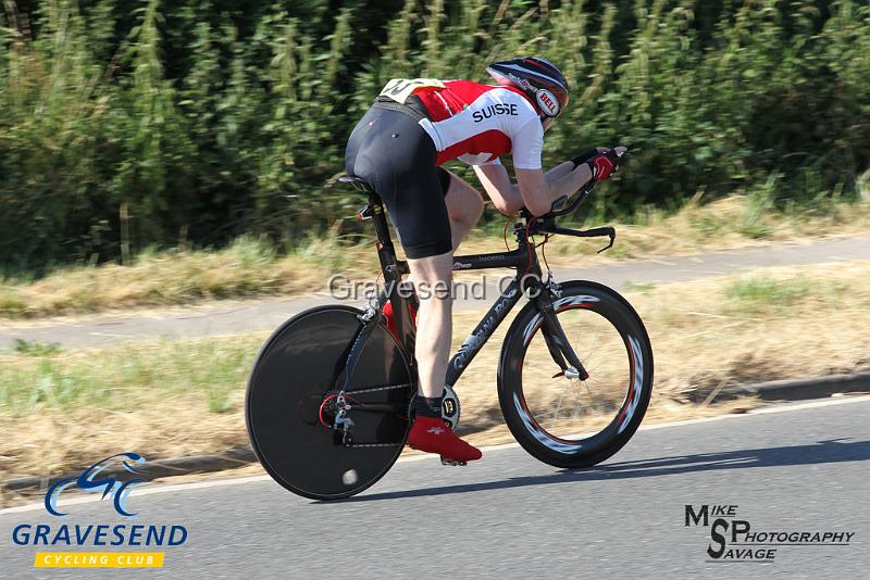 20180708-1121.jpg - Rider Antony Bee from Wigmore CC at  Ramsay Cup 25 Time Trial 08-July-2018, Course Q25/8, Challock, Kent