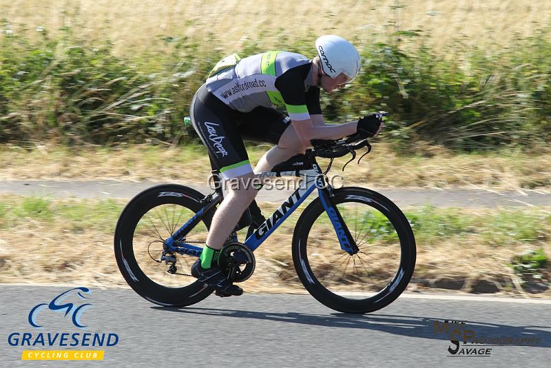 20180708-1186.jpg - Rider Ben Hilliar from Ashford Road CC at  Ramsay Cup 25 Time Trial 08-July-2018, Course Q25/8, Challock, Kent