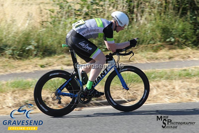 20180708-1190.jpg - Rider Ben Hilliar from Ashford Road CC at  Ramsay Cup 25 Time Trial 08-July-2018, Course Q25/8, Challock, Kent
