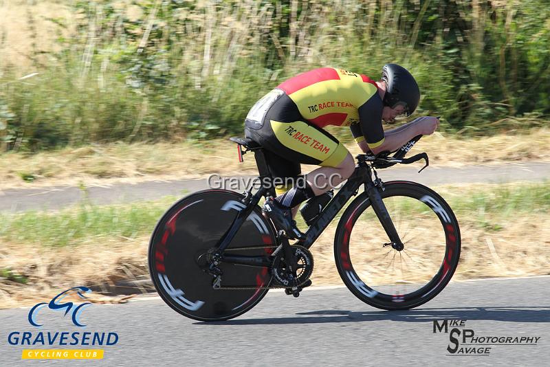 20180708-1202.jpg - Rider Matthew Hall from Thanet RC at  Ramsay Cup 25 Time Trial 08-July-2018, Course Q25/8, Challock, Kent