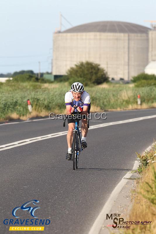20180710-0018.jpg - San Fairy Ann Rider J Longbottom at GCC Evening 10 Time Trial 10-July-2018.  Isle of Grain, Kent.