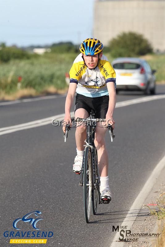20180710-0033.jpg - GCC Rider Cameron Abbotts at GCC Evening 10 Time Trial 10-July-2018.  Isle of Grain, Kent.