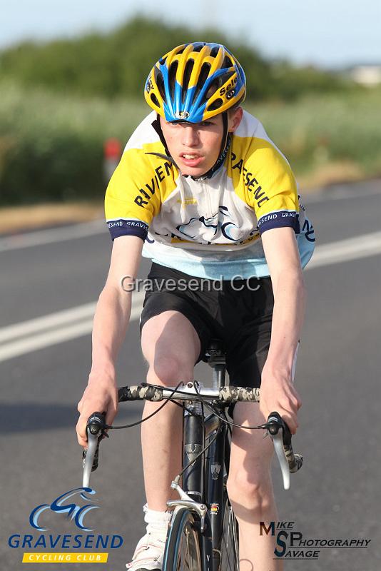 20180710-0036.jpg - GCC Rider Cameron Abbotts at GCC Evening 10 Time Trial 10-July-2018.  Isle of Grain, Kent.