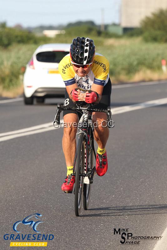 20180710-0043.jpg - GCC Rider Bob Wilson at GCC Evening 10 Time Trial 10-July-2018.  Isle of Grain, Kent.