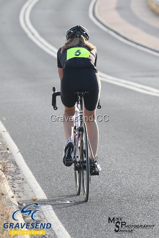 20180710-0074.jpg - Medway Tri Rider Lilly Gibbs at GCC Evening 10 Time Trial 10-July-2018.  Isle of Grain, Kent.