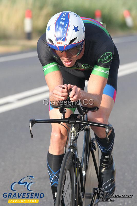 20180710-0131.jpg - Medway Tri Rider James Amy at GCC Evening 10 Time Trial 10-July-2018.  Isle of Grain, Kent.