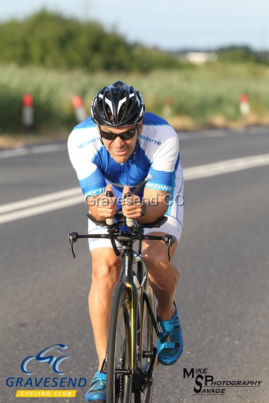 20180710-0170.jpg - Medway Tri Rider Dean Radcliffe at GCC Evening 10 Time Trial 10-July-2018.  Isle of Grain, Kent.
