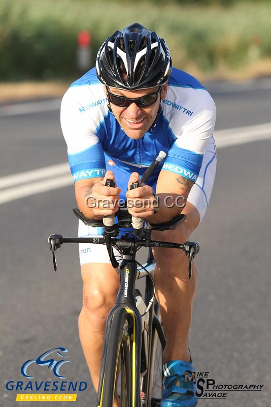 20180710-0172.jpg - Medway Tri Rider Dean Radcliffe at GCC Evening 10 Time Trial 10-July-2018.  Isle of Grain, Kent.