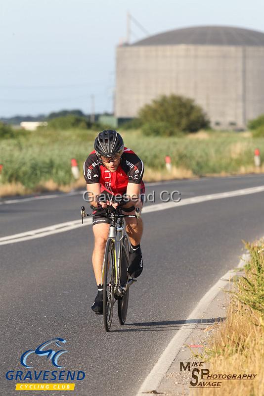 20180710-0222.jpg - Medway Tri Rider Tristan Hodges at GCC Evening 10 Time Trial 10-July-2018.  Isle of Grain, Kent.