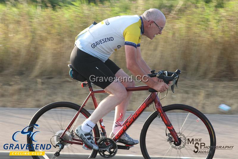 20180710-0263.jpg - GCC Rider Dave Abbots at GCC Evening 10 Time Trial 10-July-2018.  Isle of Grain, Kent.