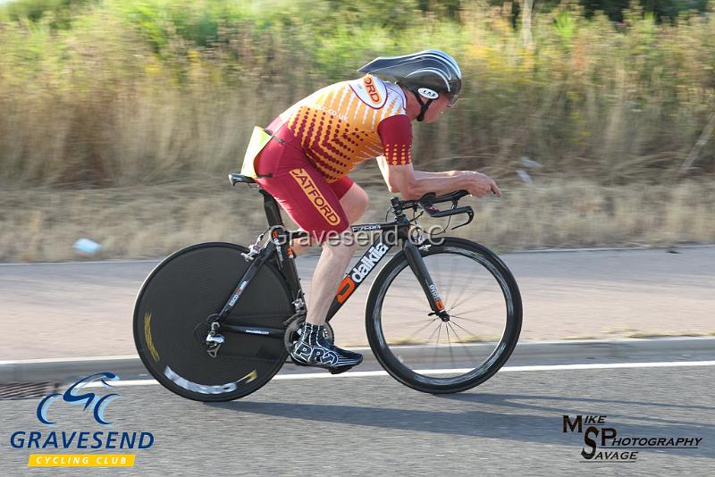 20180710-0296.jpg - Catford CC Rider A Beswetherick at GCC Evening 10 Time Trial 10-July-2018.  Isle of Grain, Kent.
