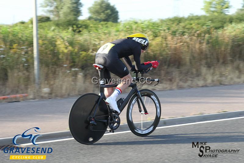 20180710-0323.jpg - Direct Power CT Rider David Churchill at GCC Evening 10 Time Trial 10-July-2018.  Isle of Grain, Kent.