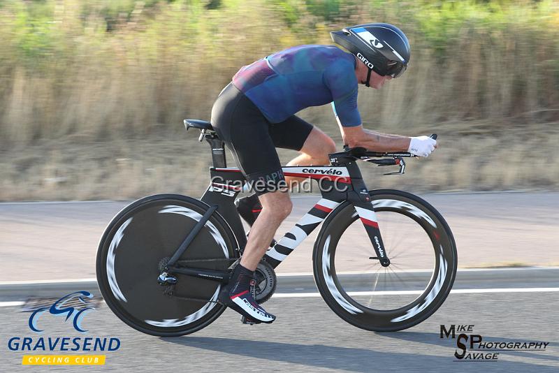 20180710-0335.jpg - Wigmore CC Rider Rodney Smith at GCC Evening 10 Time Trial 10-July-2018.  Isle of Grain, Kent.
