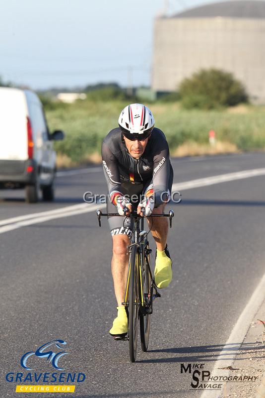 20180710-0436.jpg - Velocity Multisport Rider Mike Hawkins at GCC Evening 10 Time Trial 10-July-2018.  Isle of Grain, Kent.
