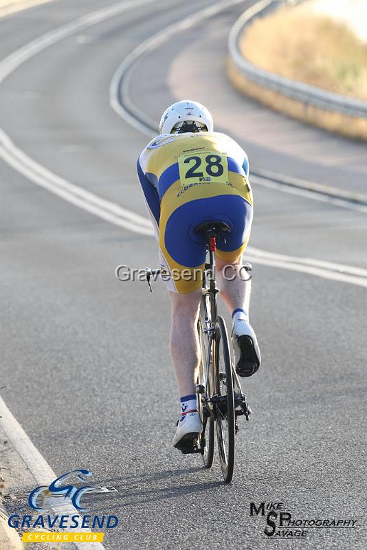 20180710-0456.jpg - CC Bexley Rider Mark Starbuck at GCC Evening 10 Time Trial 10-July-2018.  Isle of Grain, Kent.