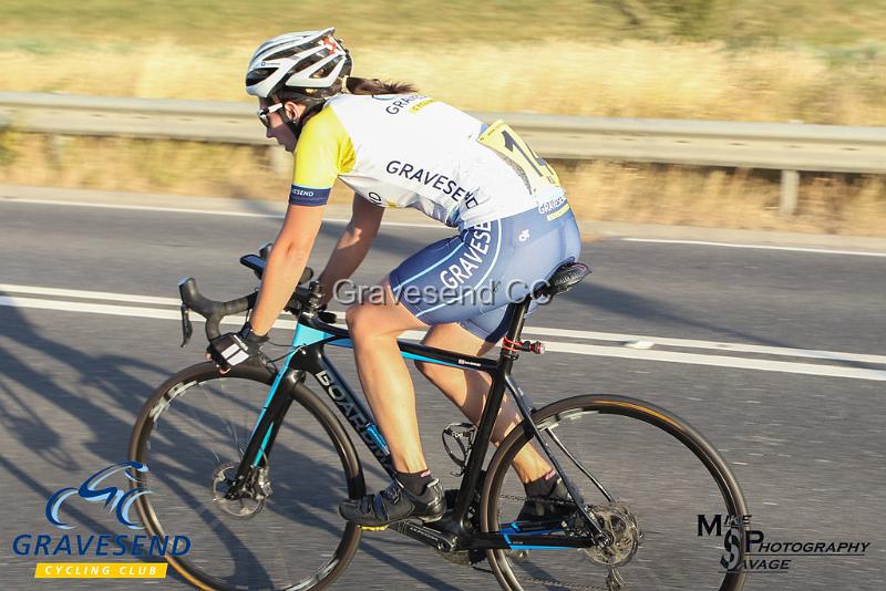 20180710-0490.jpg - GCC Rider Kate Savage at GCC Evening 10 Time Trial 10-July-2018.  Isle of Grain, Kent.