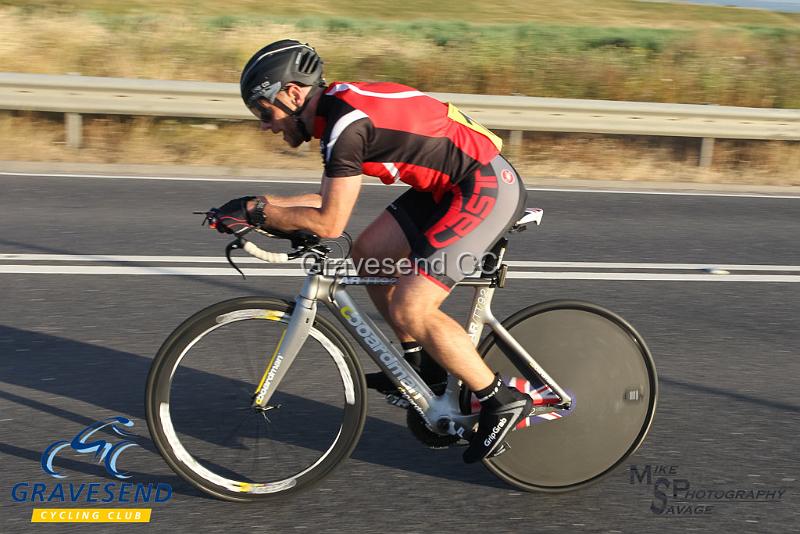 20180710-0495.jpg - Medway Tri Rider Tristan Hodges at GCC Evening 10 Time Trial 10-July-2018.  Isle of Grain, Kent.